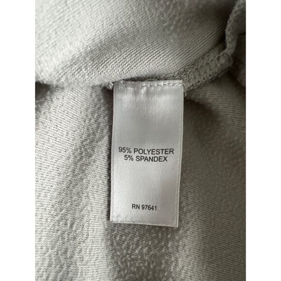 Pure Jill 3/4 Sleeve V-Neck Pullover Tunic Sweater Womens Size XL Gray Side Vent - Picture 5 of 7